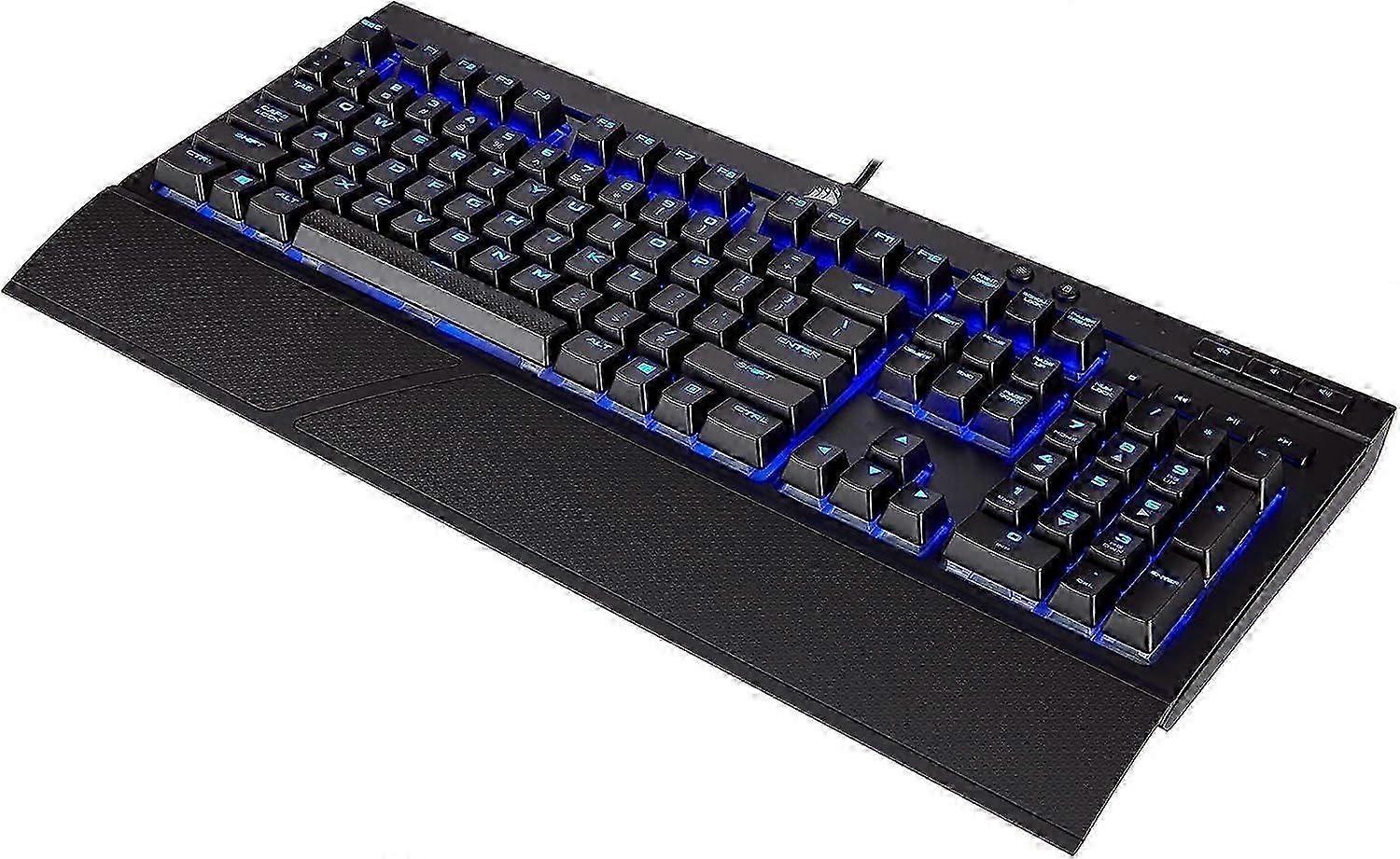Gaming K68 Mechanical Keyboard, Backlit Blue LED, Cherry MX Blue