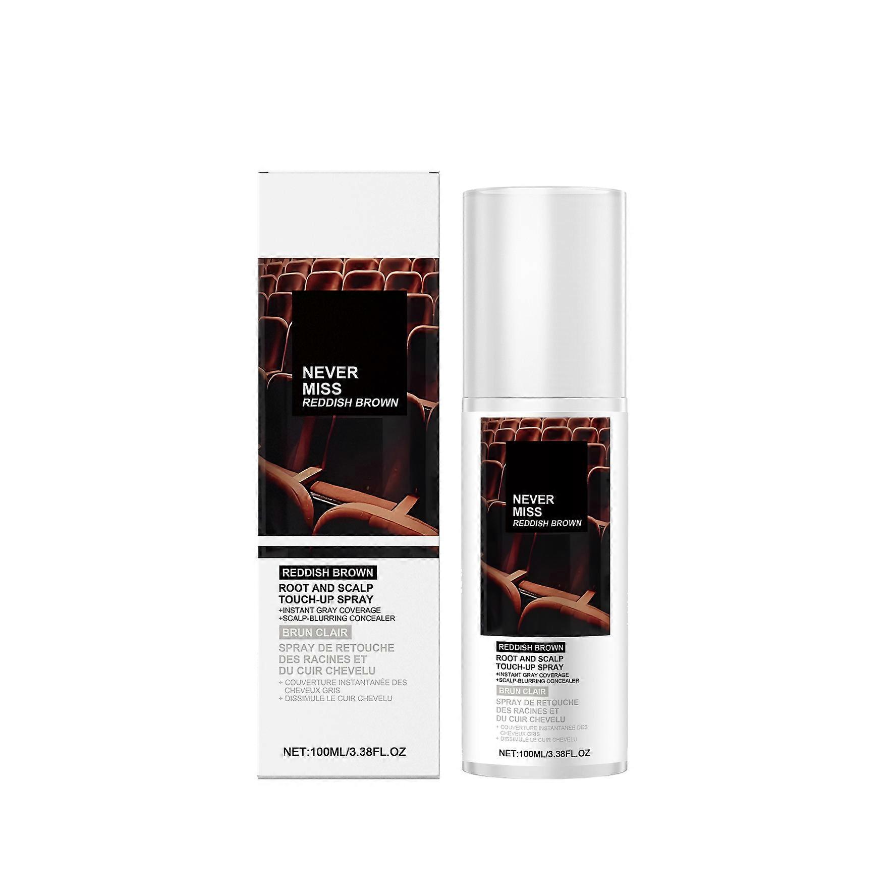 Hair Color Replenishing Spray (Reddish-Brown) Is A Gentle And Natural Disposable Hair Color Replenishing Spray That Is Portable For Daily Use