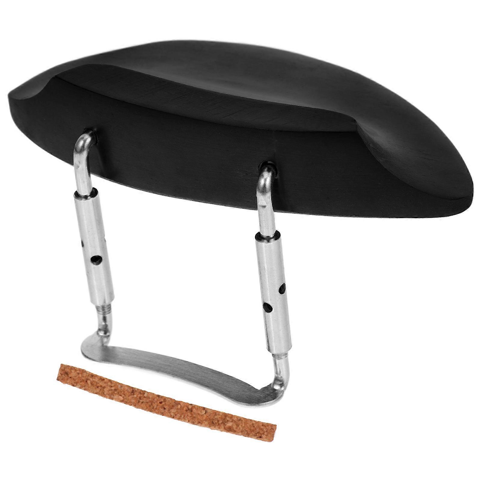 Chin Rest for Violin 2Pcs Professional Ergonomic Design for Players of All Levels in Black with Easy Installation