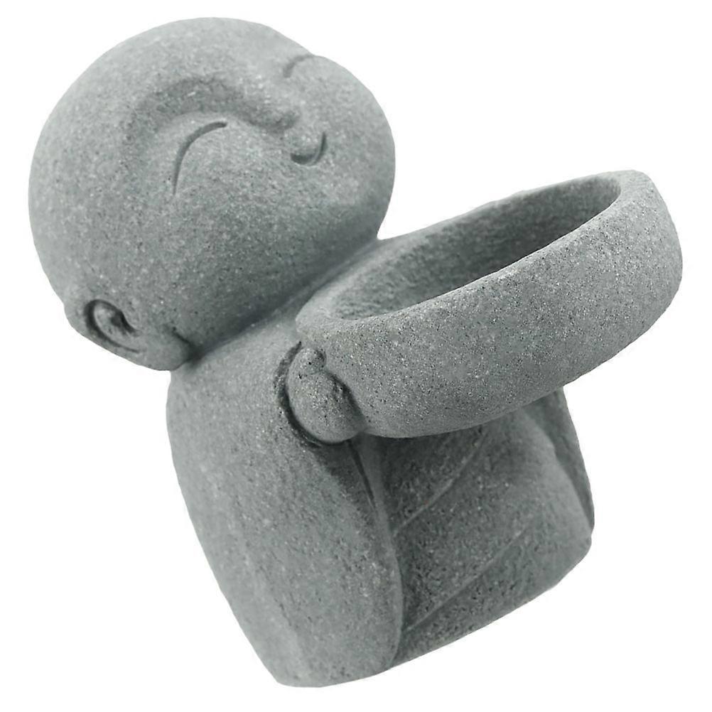 Buddha Candle Holder Resin Decorative Candlestick Stand 3Pcs