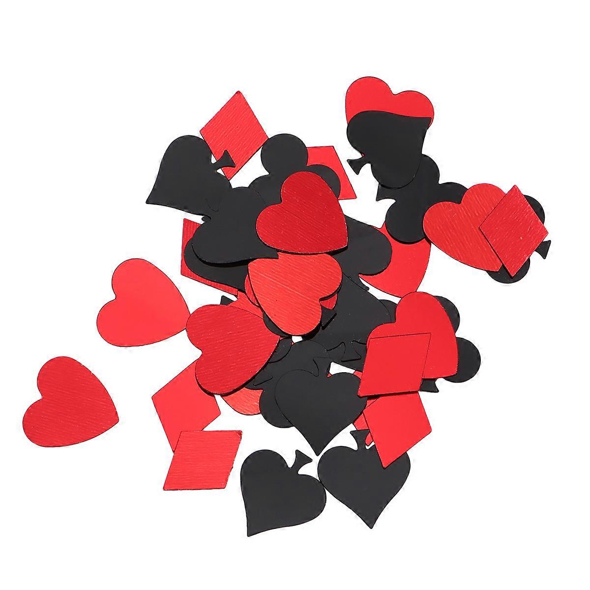 Poker Party Decoration Confetti for Bar Use 3Pcs Creative 60g Set