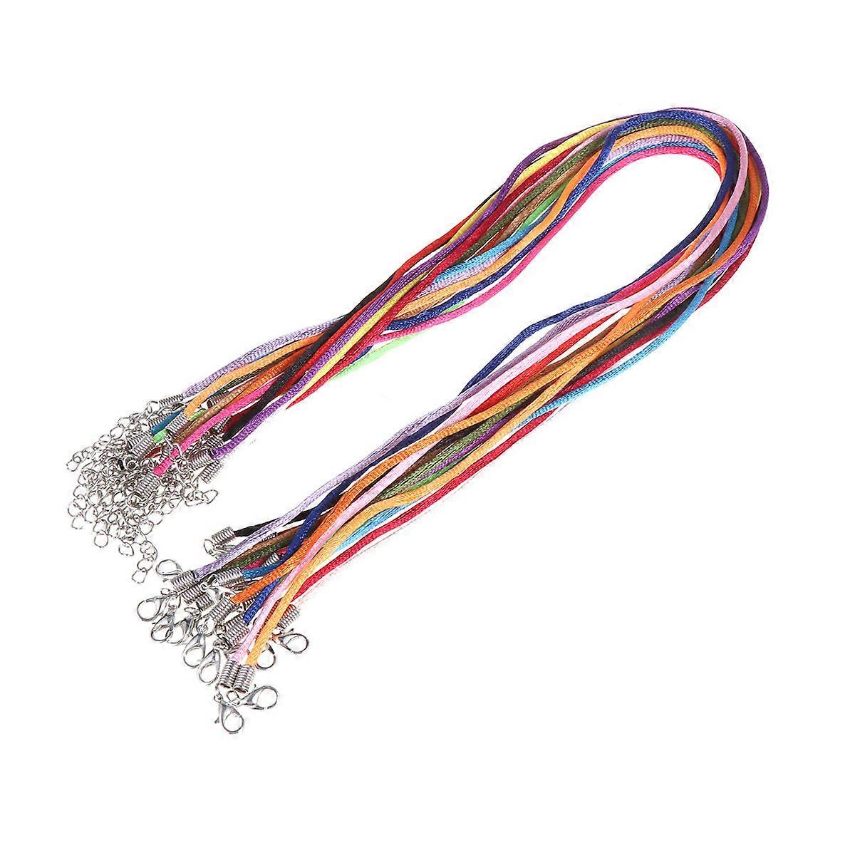 Creative DIY Necklace String 200 Pcs Long Assorted Color Rope for Jewelry Making and DIY Crafts Ideal for Women