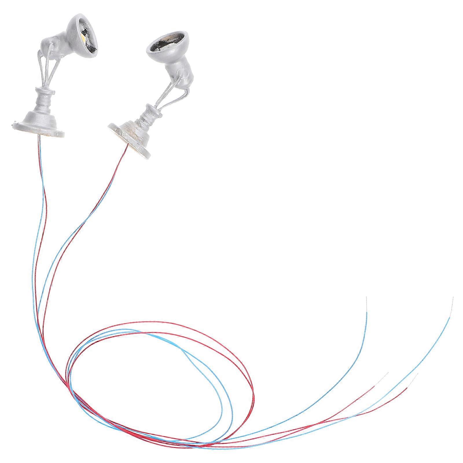 10Pcs Miniature Train Signal Lamp Model Lighting for Home Decoration Simulation Road Light Suitable for Model Railway Enthusiasts