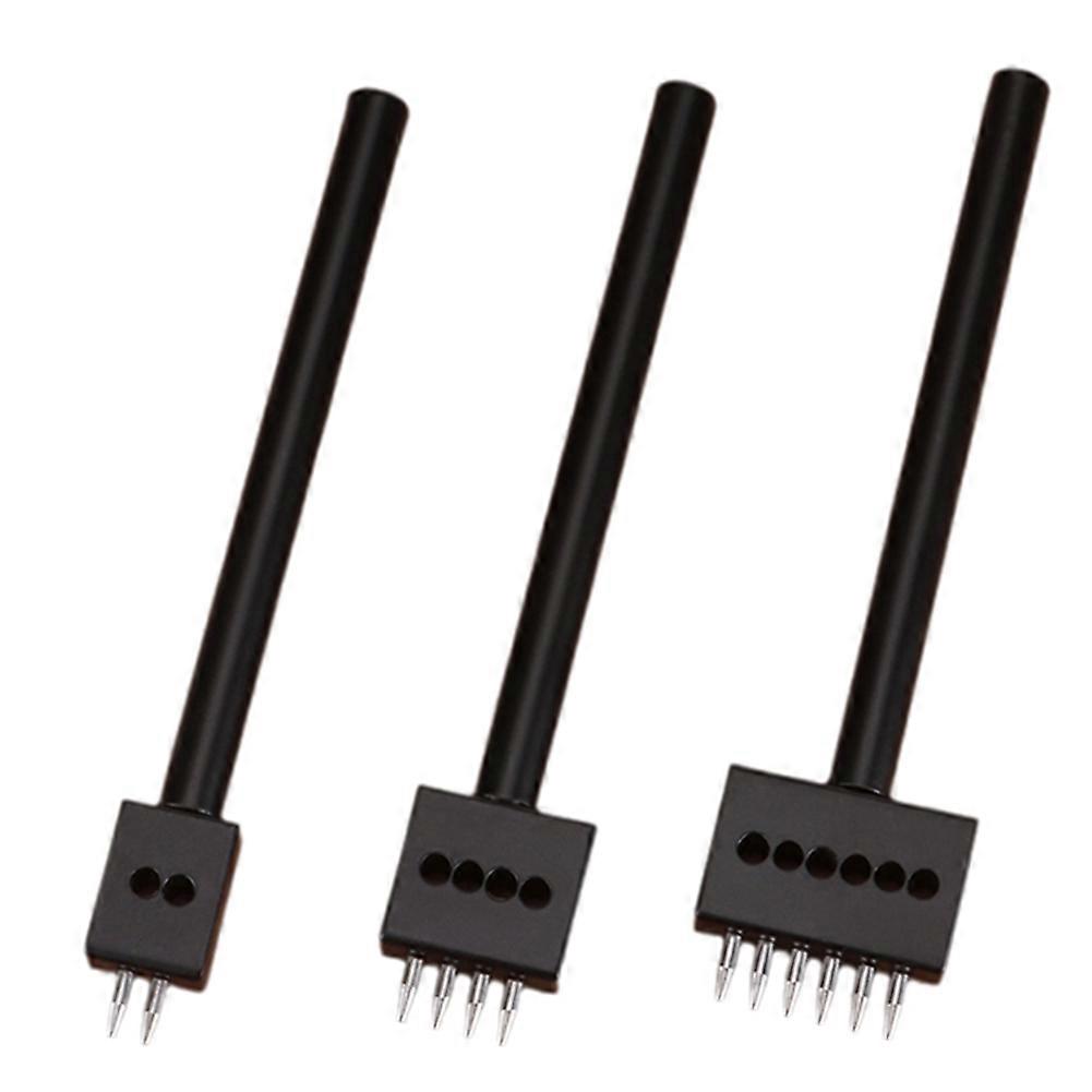 1 Set Leather Round Hollow Stitching Hole Punch Cutter Tool,