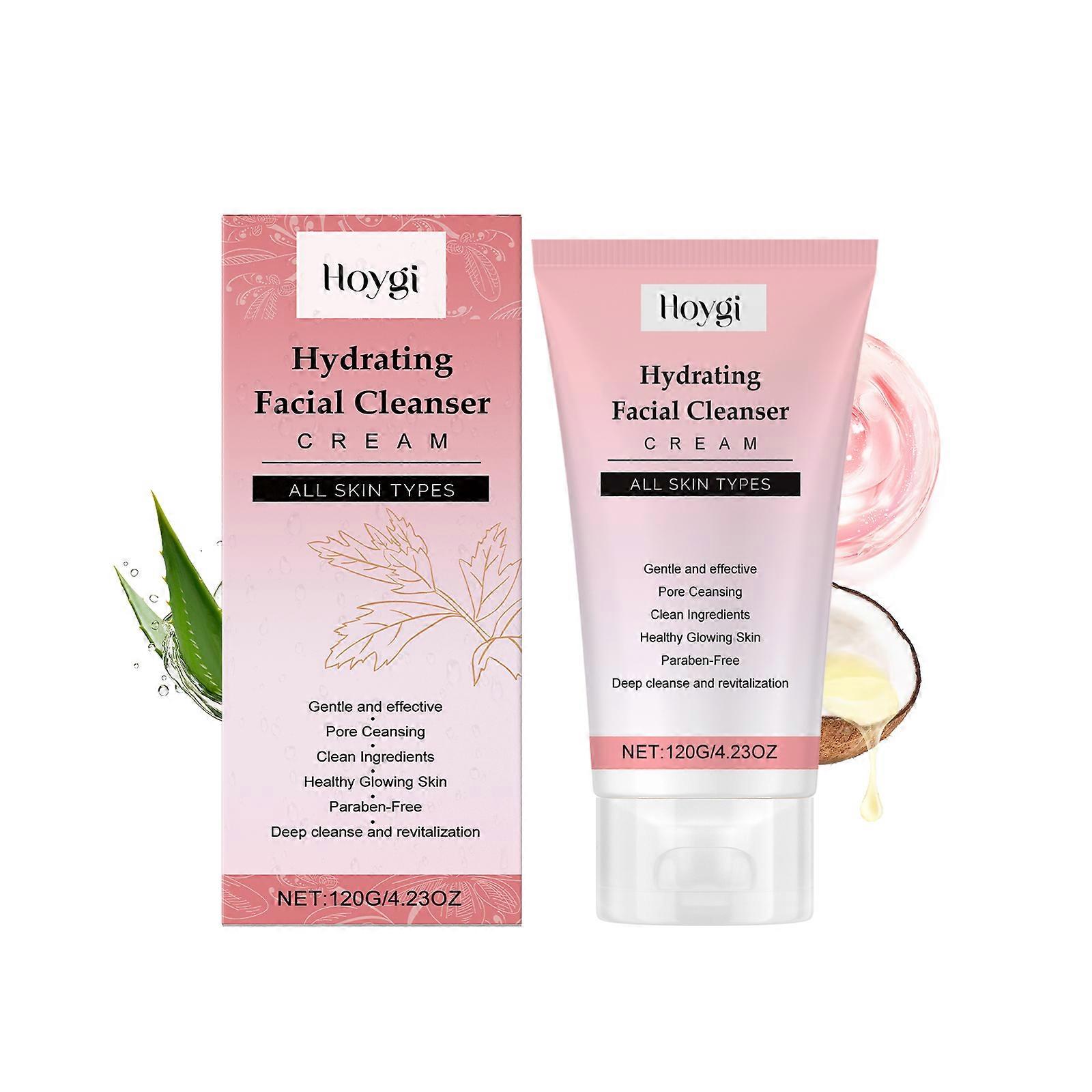 Hoygi Moisturizing Gentle Facial Cleanser, Delicate, Smooth, Moisturizing, Tender And Refreshing Facial Cleanser