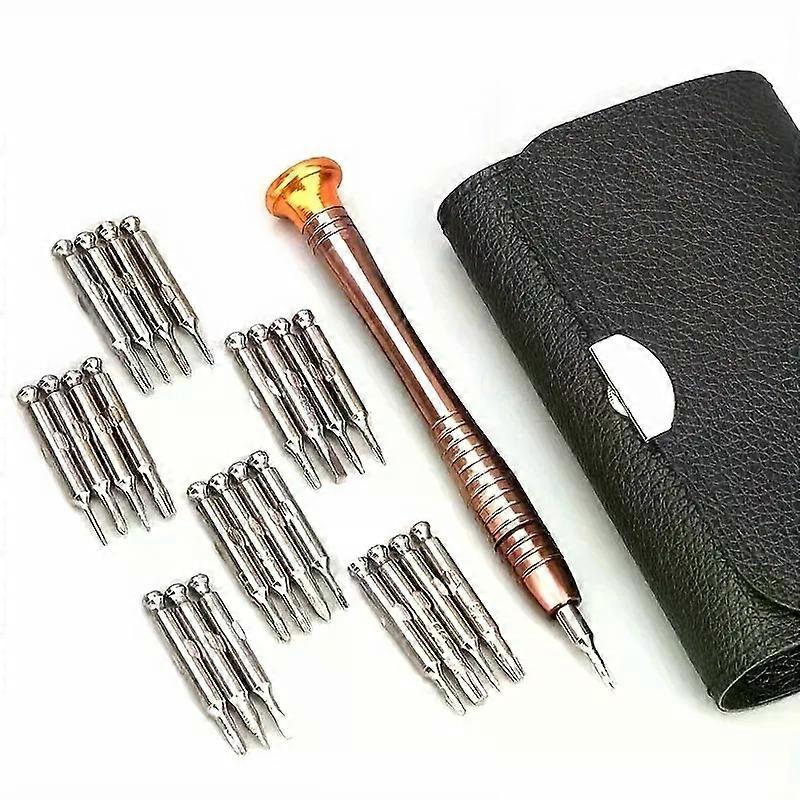 25 In 1 Precision Screwdriver Set Repair Tool Kit Small Screwdriver Set Star/Y-type/Flat-blade/Triangle Screwdrivers For Mo