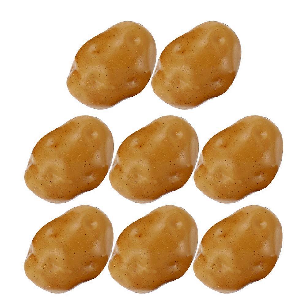 Simulated Potato Foam Potato Model for Photo Use 16Pcs