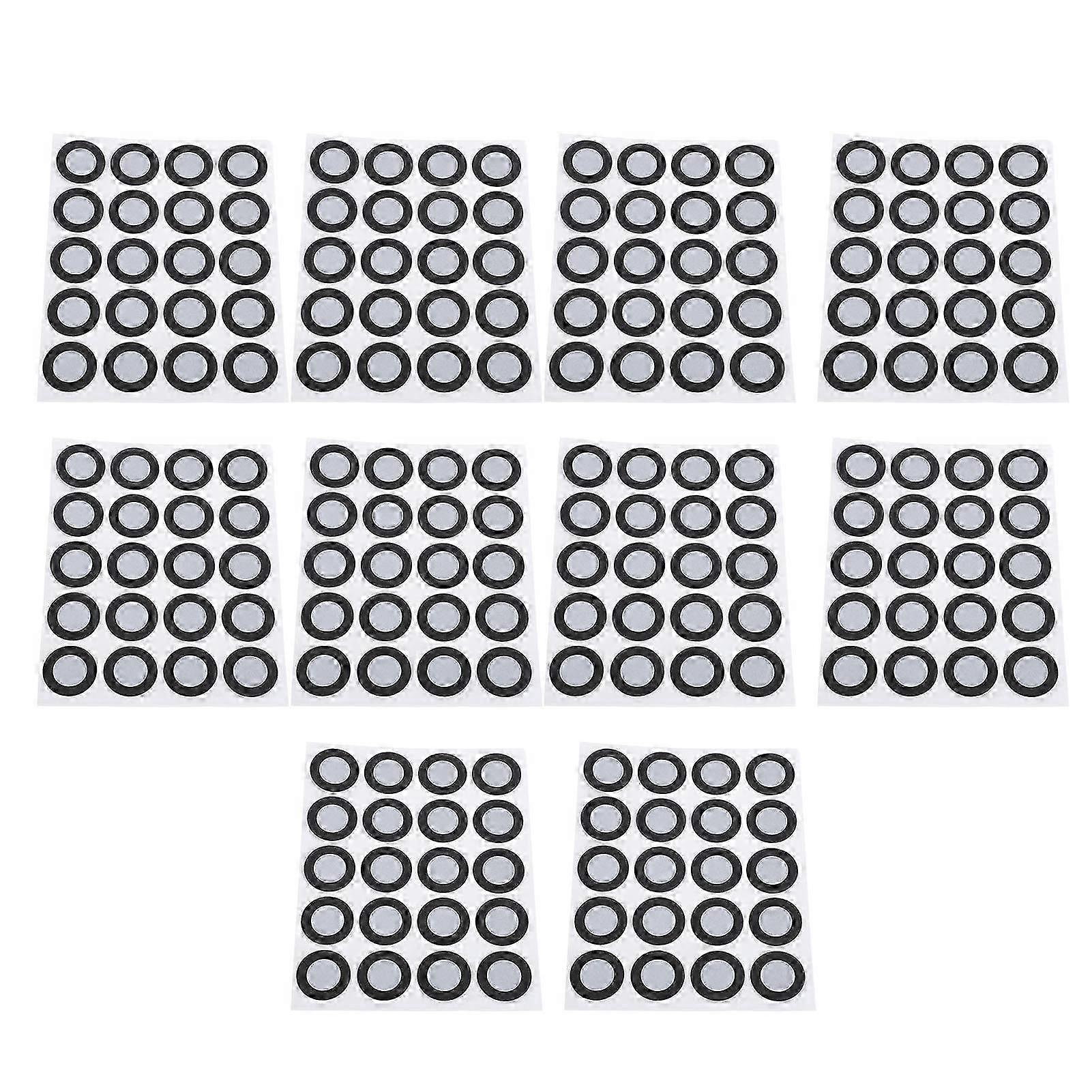 200 Pcs 3D Scanning Marker 12mm ID 19mm OD Precise Tracking Reference Point and Diffuse Reflection Marking Dot 25-26