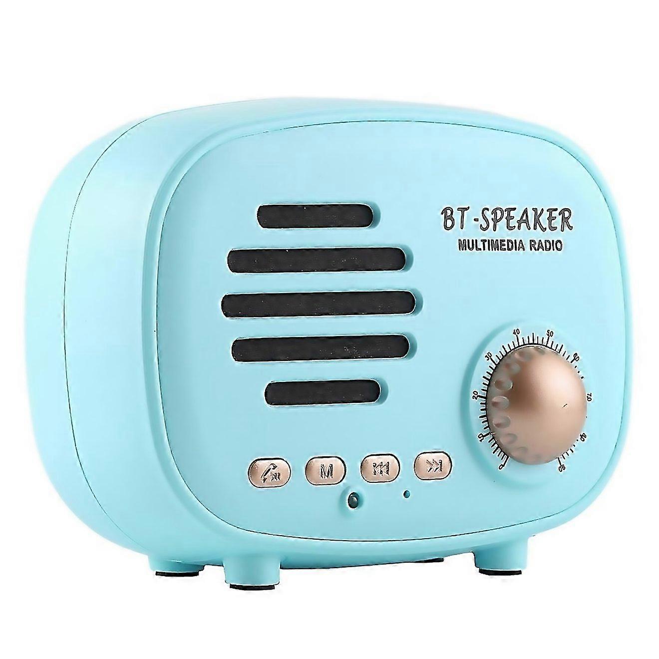 For Q108 Retro Mini Wireless Bluetooth Speaker Support Handsfree Tf Card U Disk
