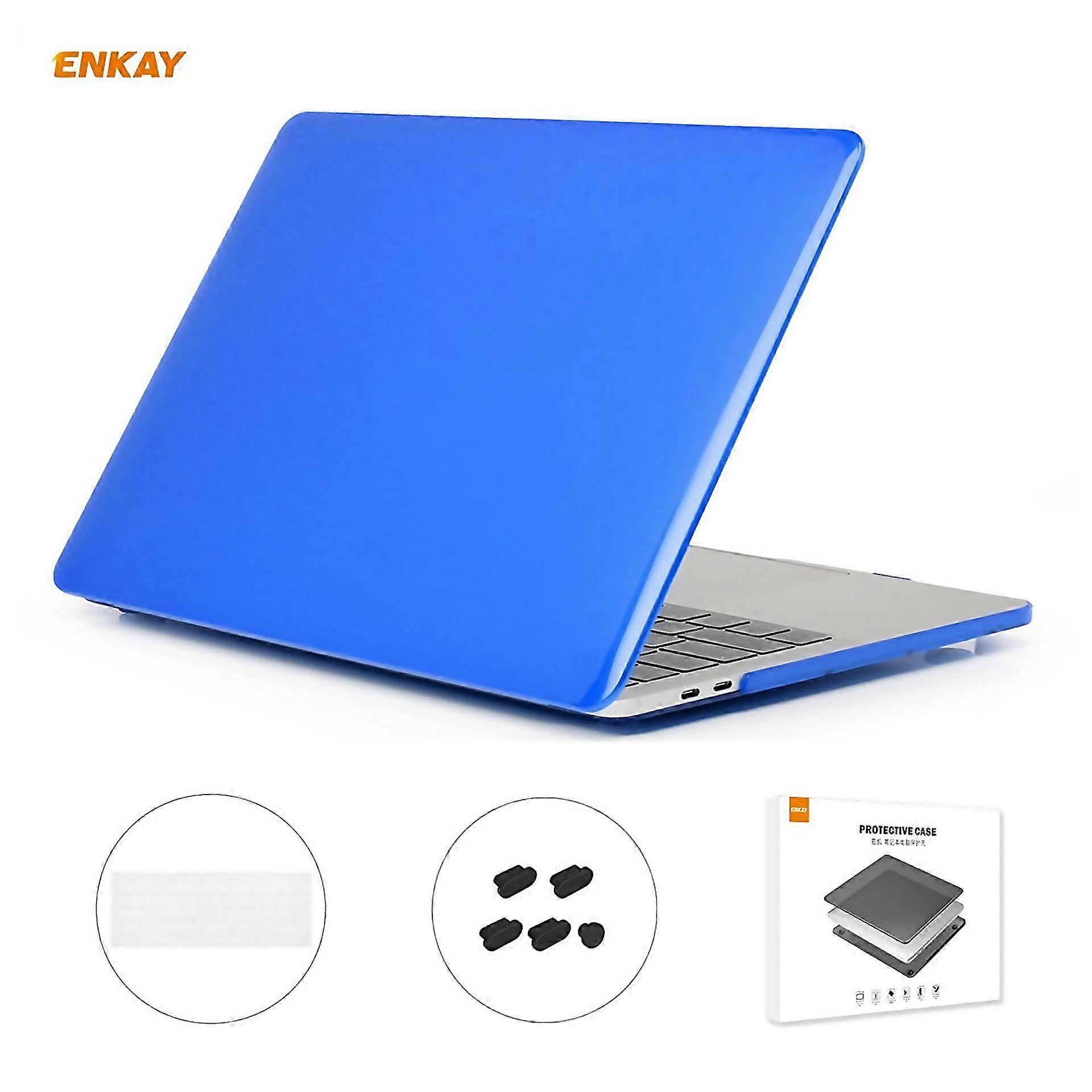 For Enkay 3 In 1 Crystal Laptop Protective Case Us Version Tpu Keyboard Film Antidust Plugs Set For