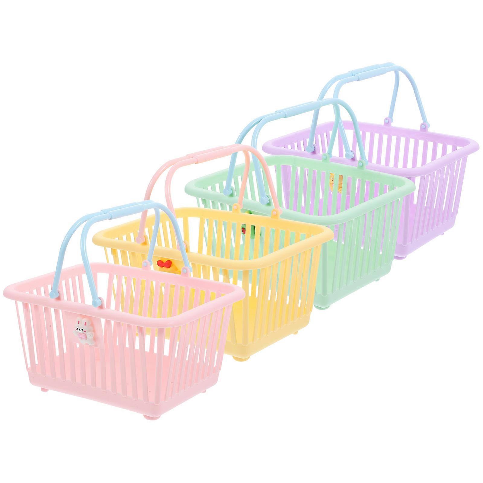 Small Storage Basket Plastic Basket for Home Use Multi-Functional 20Pcs
