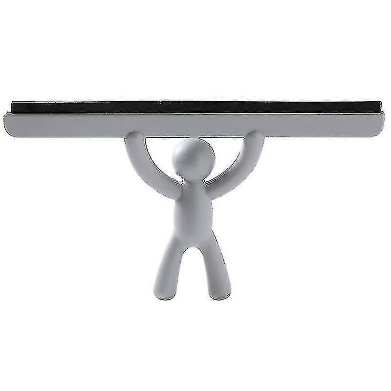 Squeegee. Shower Squeegee, Multifunctional Human-shaped Wiper, White Color