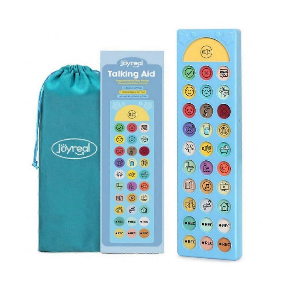 AAC Device for Autism - 6 Programmable Buttons, Adjustable Volume, Speech Therapy Communication Tools for Nonverbal Kids & Adults