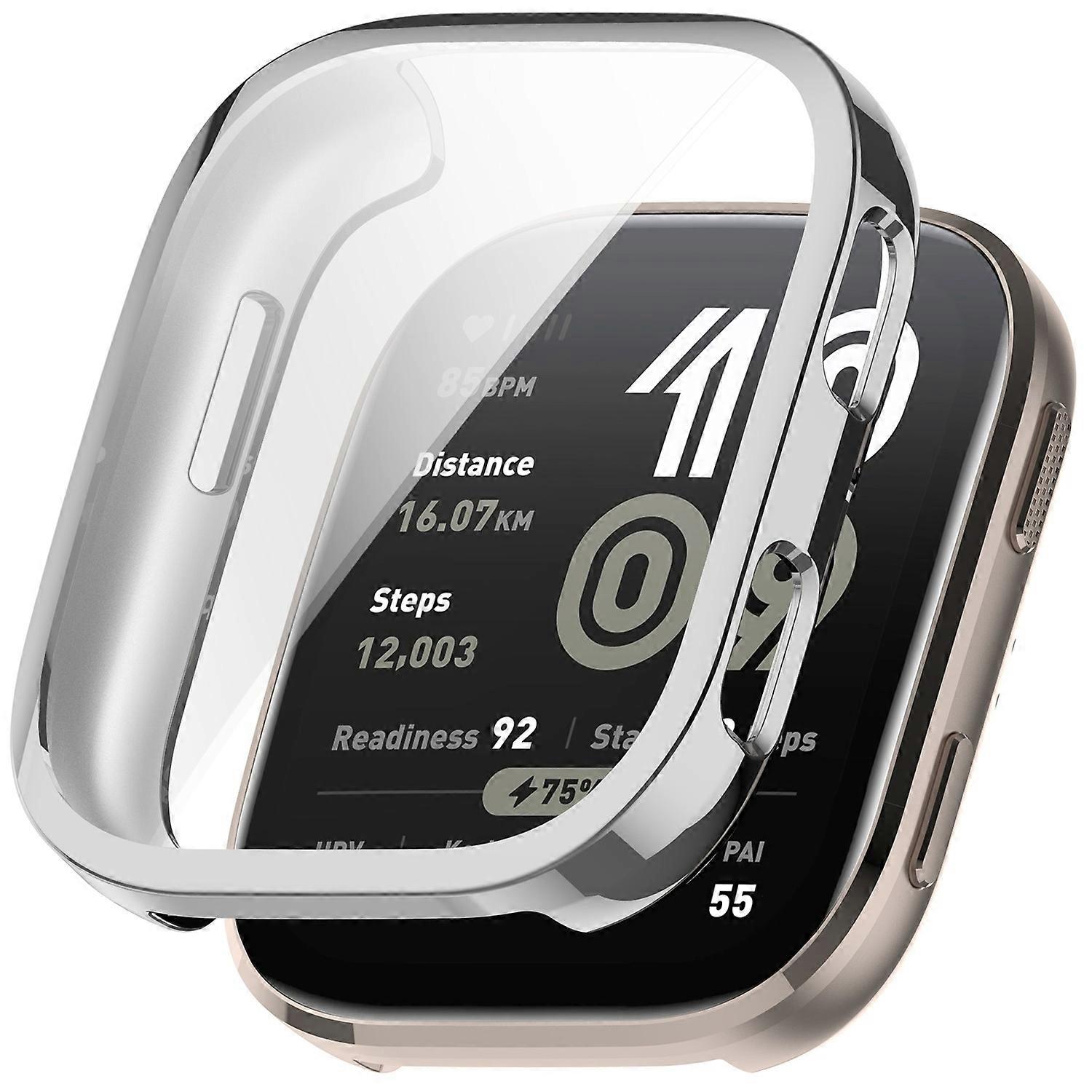 For Huami Amazfit Bip 6 (A2435) TPU Watch Case Full Coverage Protective Cover - Silver