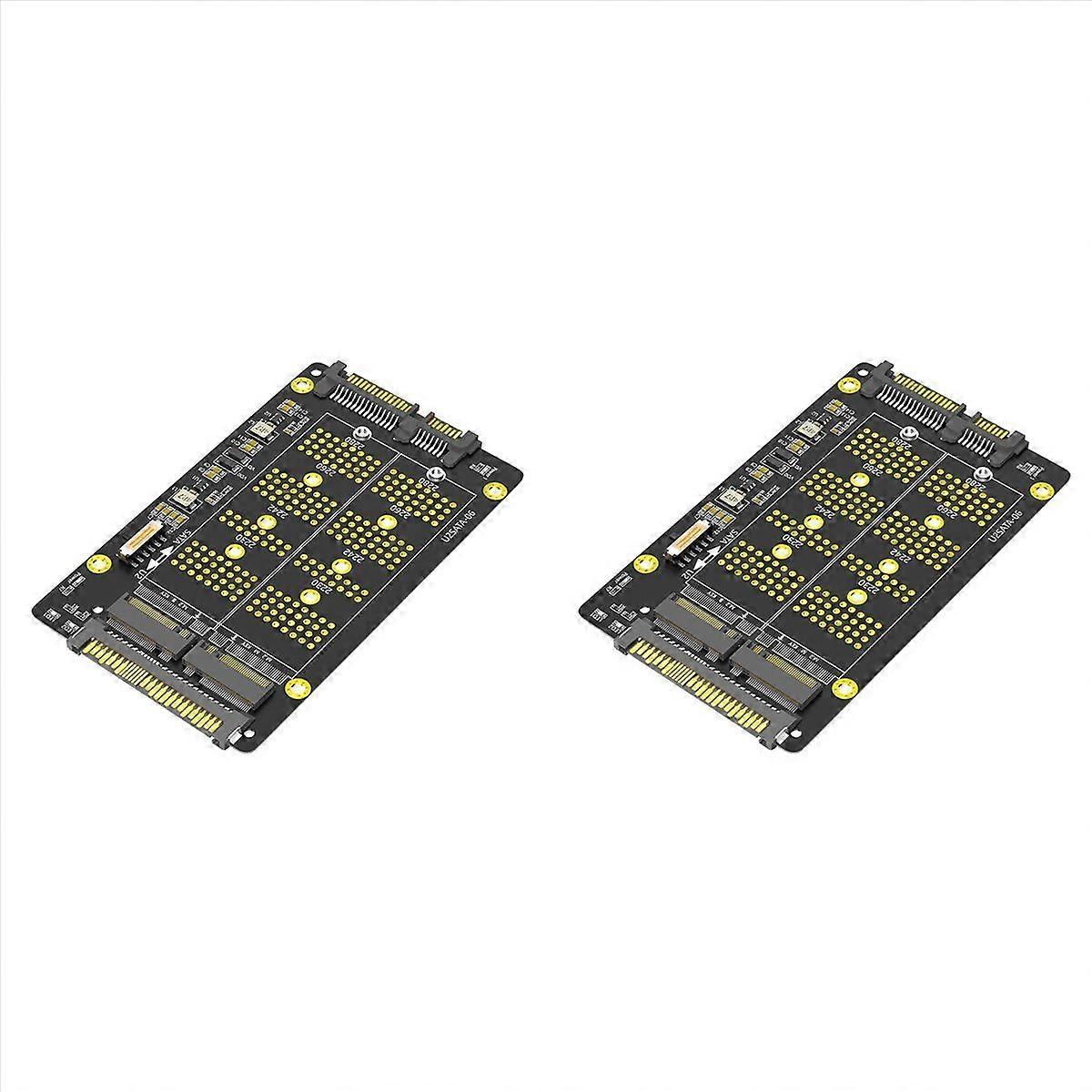 NVME PCI-E SSD to U.2 SFF-8639 & M.2( NGFF) SATA SSD to SATA Adapter