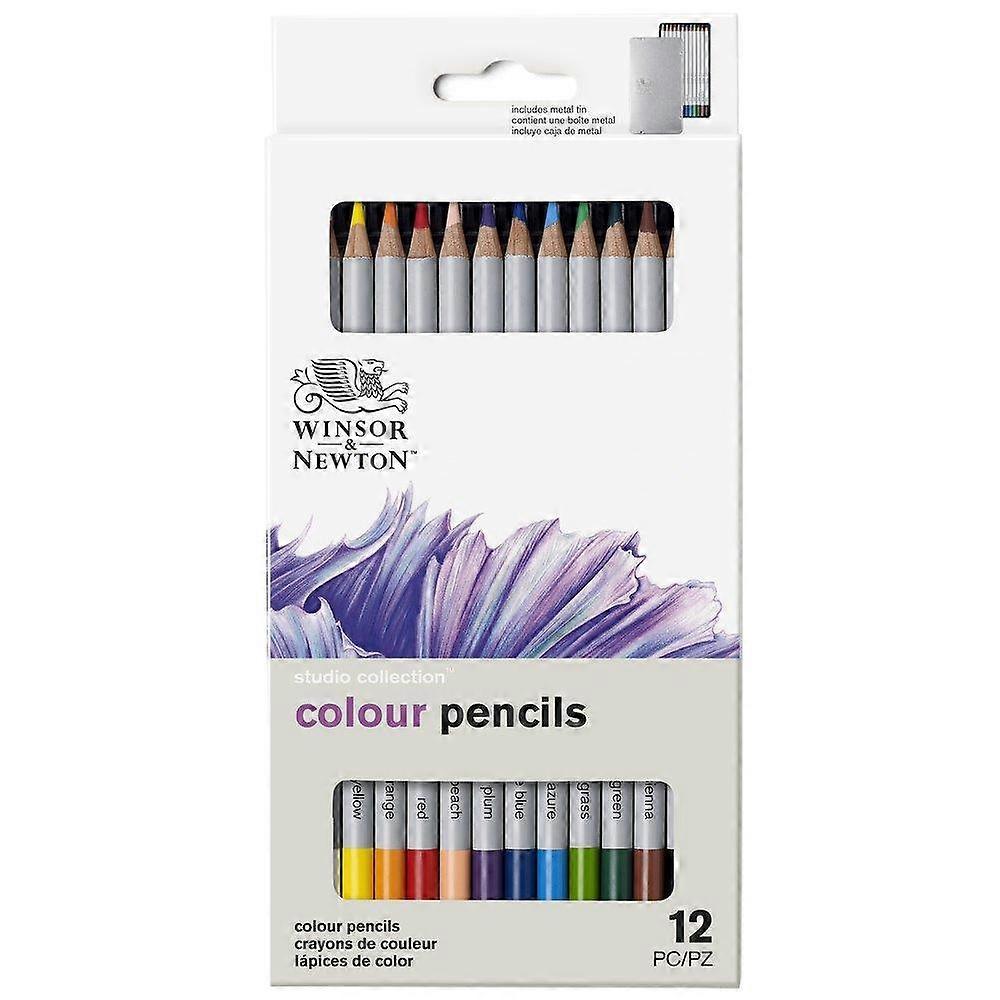 Winsor & Newton Studio Collection Colour Pencil 12 Pc Set