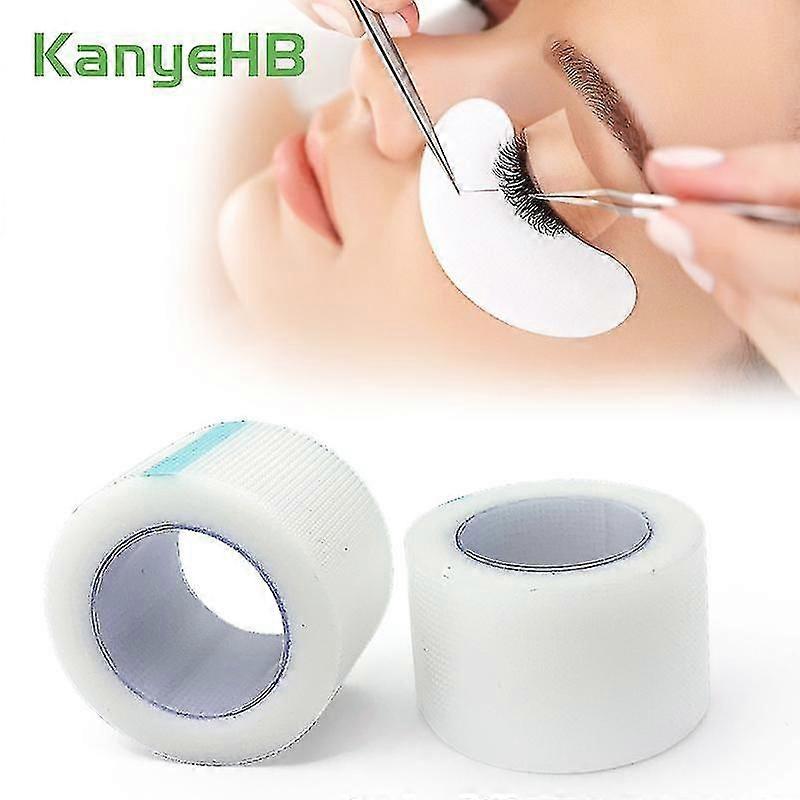 2 adet Sahte Kirpik Uzatma Bandı Profesyonel Şeffaf Anti-aşınma Nefes Alabilir Mikro Gözenekli Kumaş Göz La