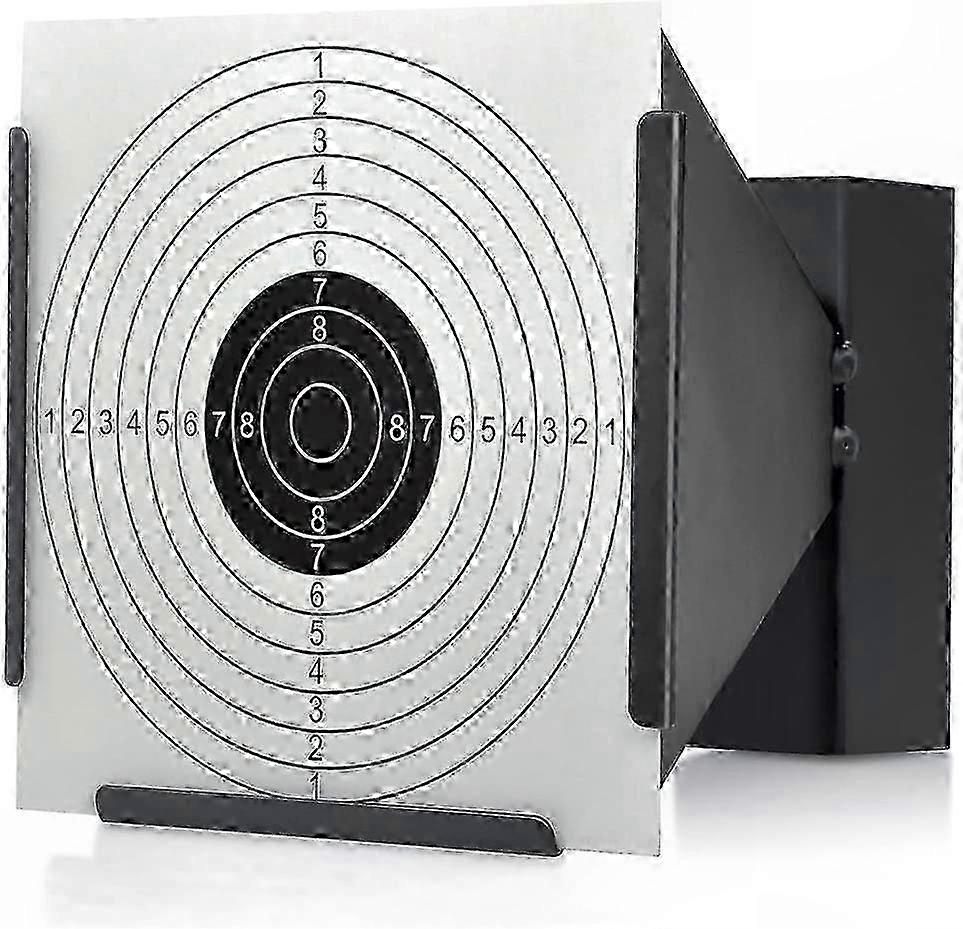 14x14cm Target Holder with 100 Replacement Targets for Air Rifle Shooting Practice