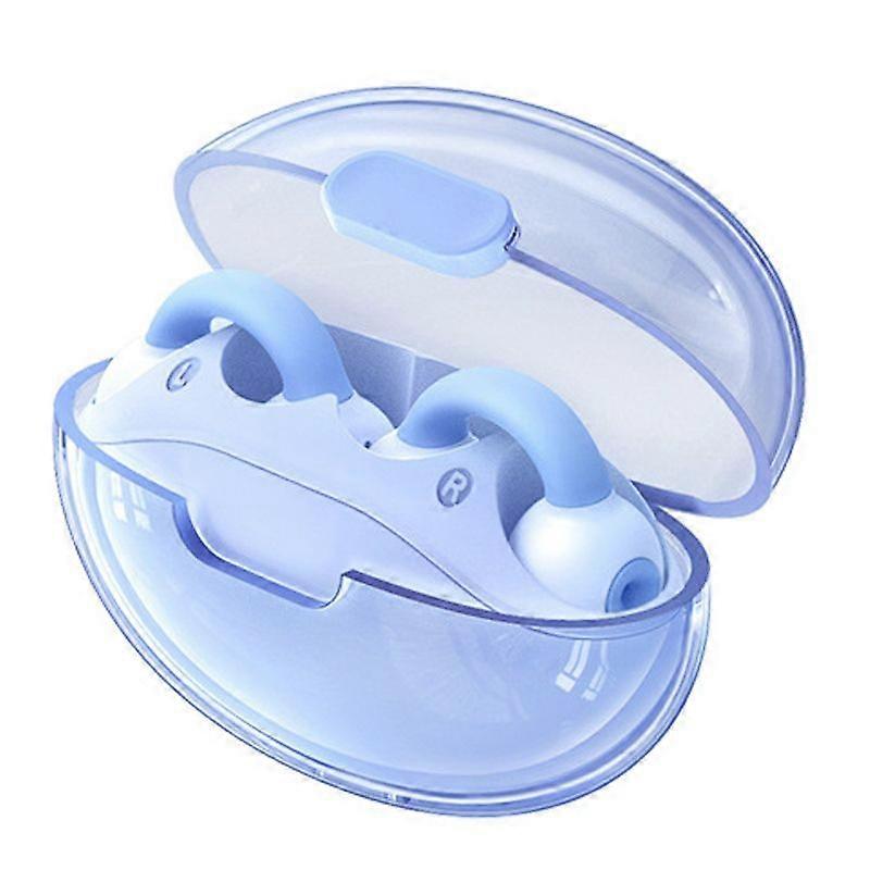 Ear Clip Wireless Bluetooth Earphone (Blue)