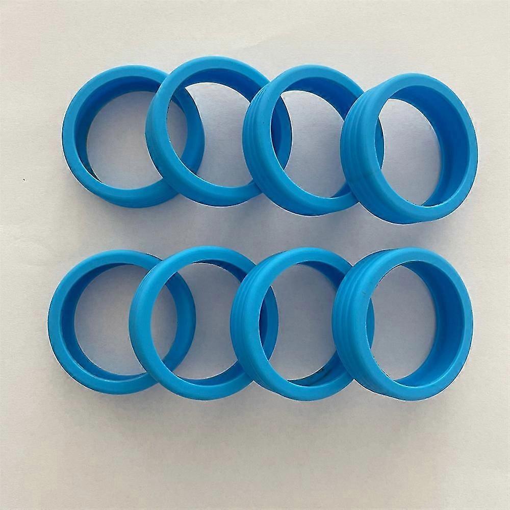 荷物用8pcsシリコンホイールプロテクターは、騒音を低減します旅行荷物スーツケースホイールカバーキャスタースリーブ荷物アクセサリー