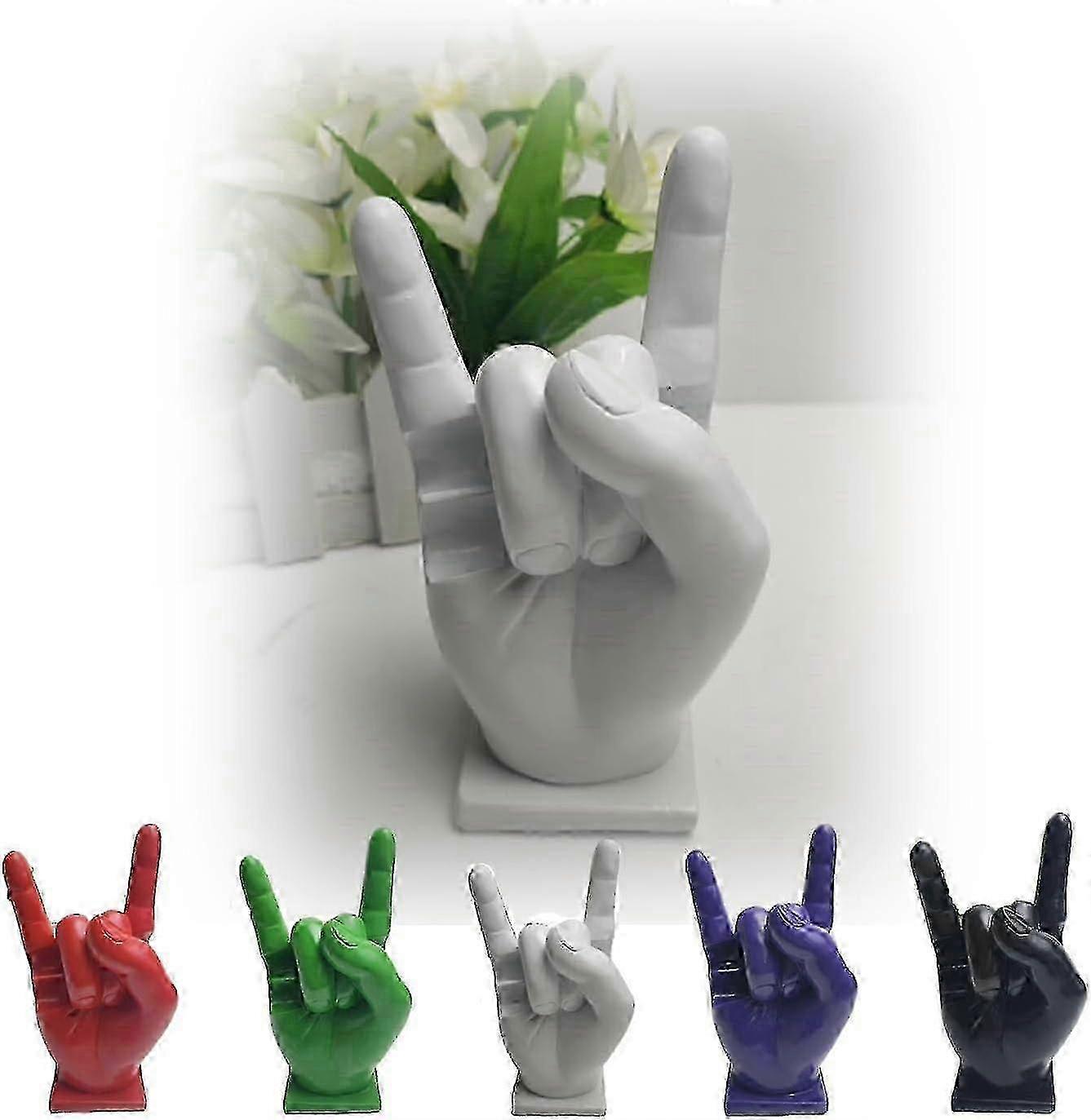 Βάση επίδειξης μπαστουνιών Rock Hand, αστείος διοργανωτής μπαστουνιών, διοργανωτής θέσεων μπαστουνιών για δώρα για μουσικούς φίλους ντράμερ