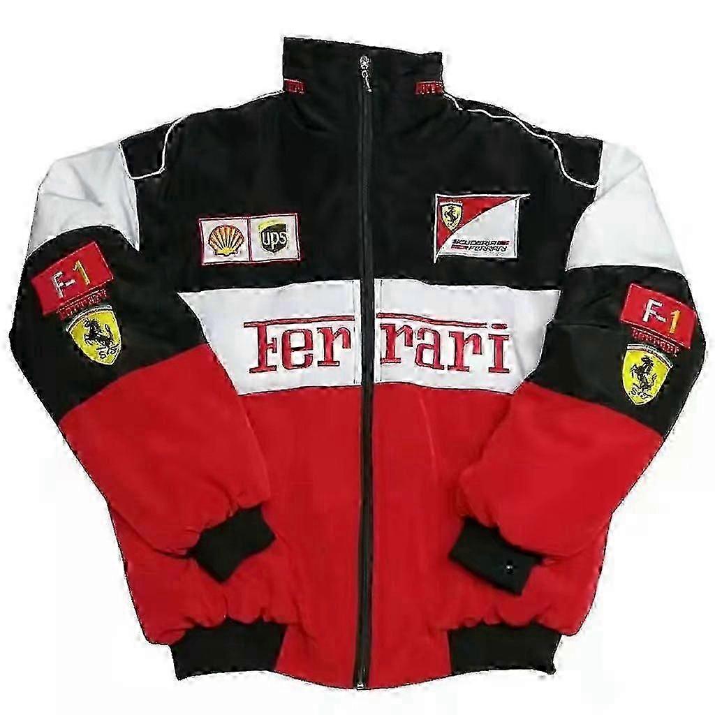 جديد F1 الصيف رقيقة سباق بدلة الرياضة سترة سباق بدلة الكلية نمط الرجعية