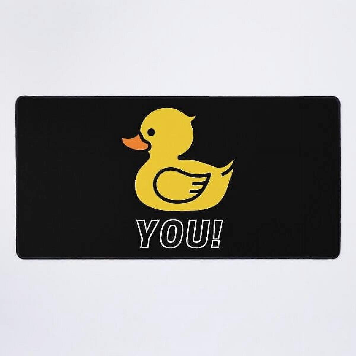 A NEW Duck You (Yellow) Desk Mat