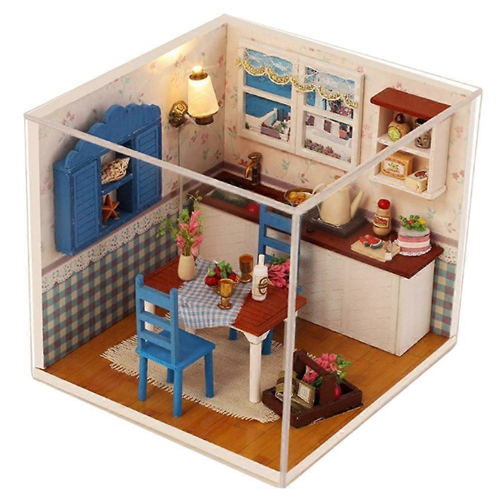 wooden dollhouse