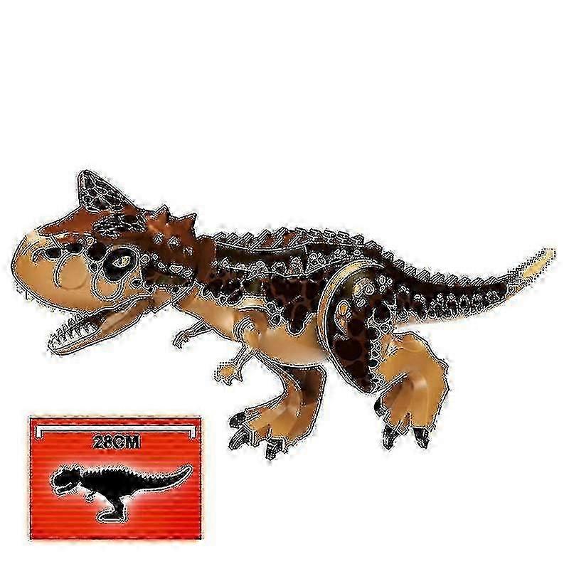 1pcジュラ紀ビッグサイズ恐竜ビルディングブロックT-rexケツァルコアトルスバリオニクスアクションフィギュアキッズおもちゃギフト