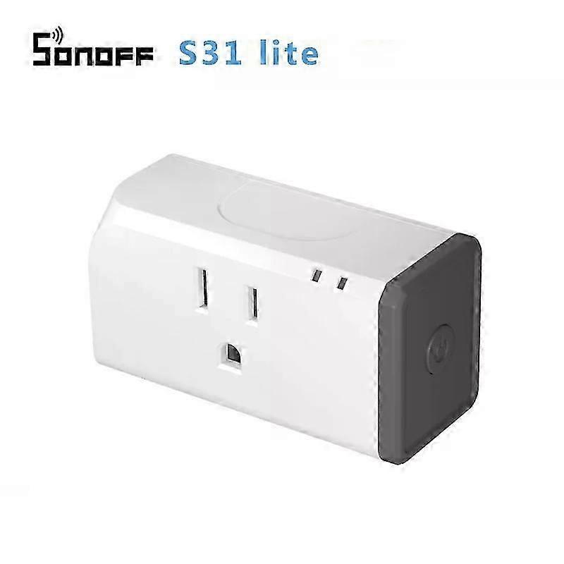 SONOFF S31 / S31 Lite 16A Wireless WIFI Smart US Switch Socket Timer Home Remote Voice Control Via Alexa Google Home eWelink