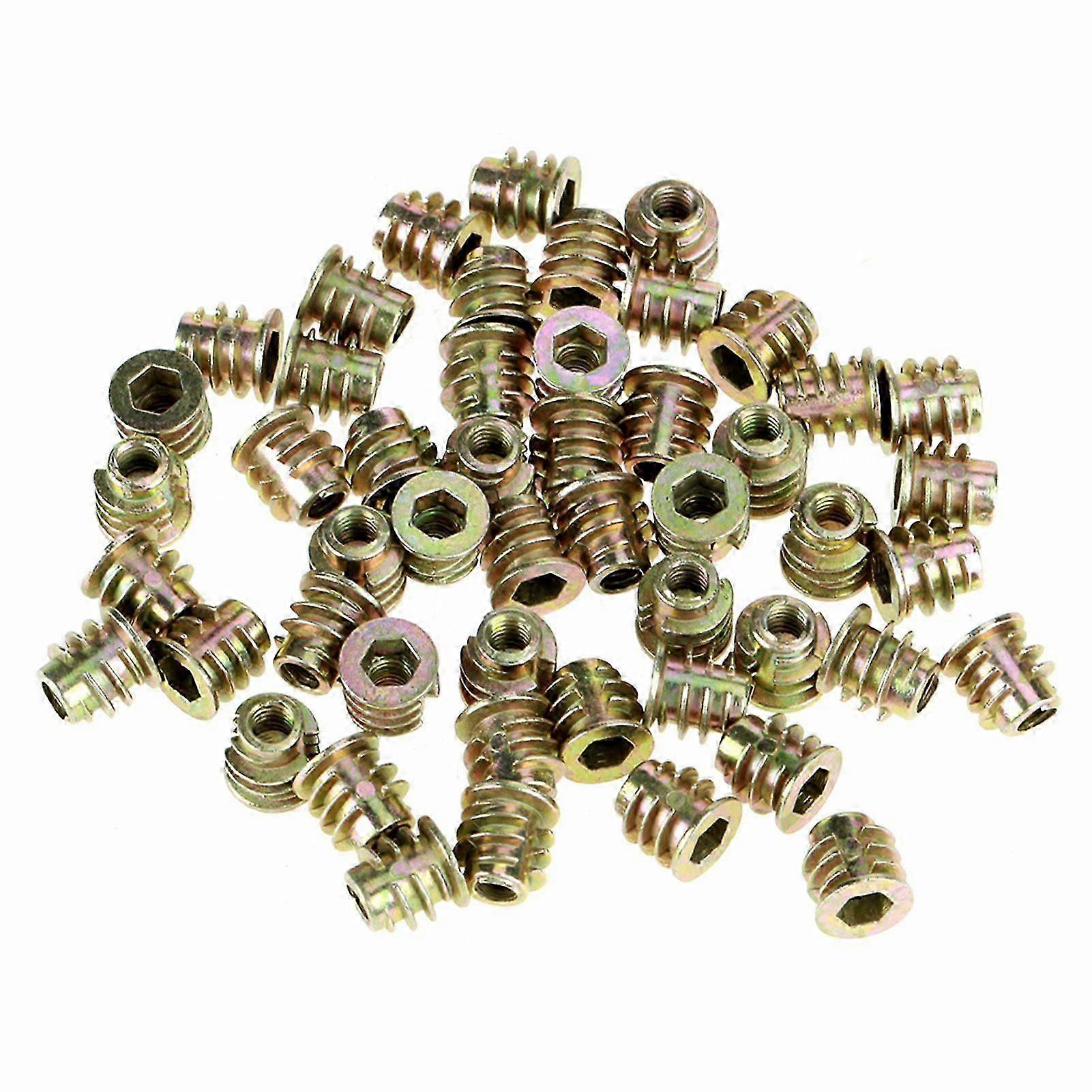M4 threaded nuts for wood furniture insert 50pcs