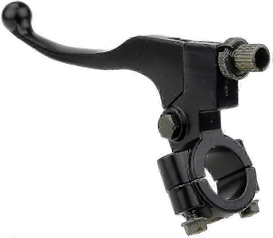 Universal motorcycle clutch lever for 7/8" handlebars - black left side