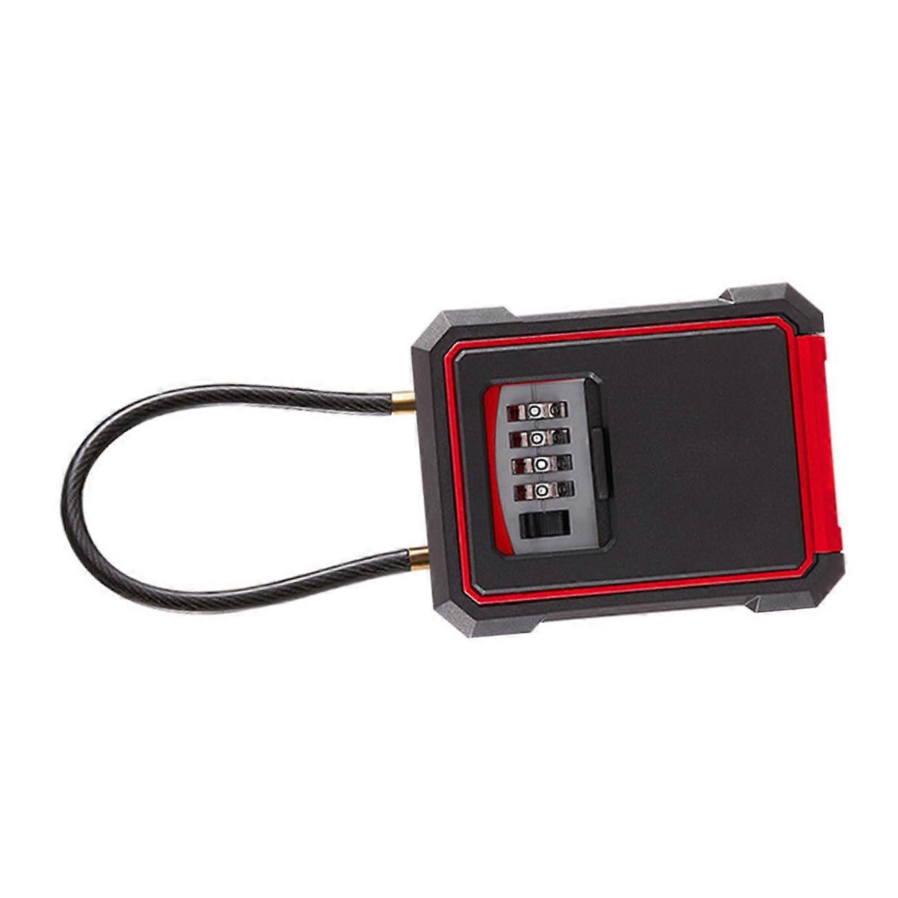 Wall Mount Key Lock Box Large Capacity Key Safe With Combination Code Lock For Home Office Apartment Easy Installation