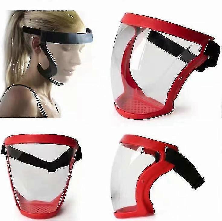 Active Shield Full Face Mask Cykling Säkerhet Skydd Spray Stänksäkert Lock