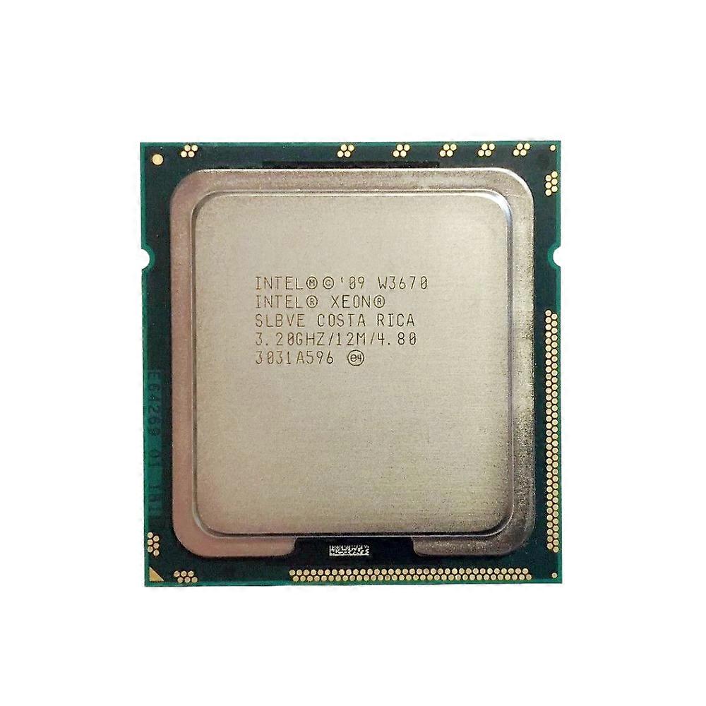 Xeon W3670 CPU  Socket LGA1366, 6 Cores, 12 Threads, 3.2GHz12MB L3 Cache, 130W.