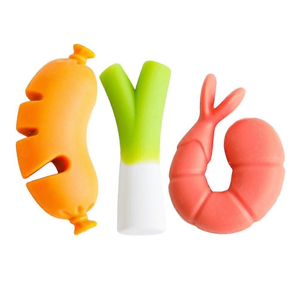 Creative Kitchen Tool Silicone Pot Lifters Supports for Spill Stopper 3Pcs