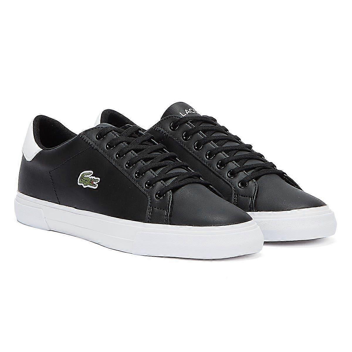 Lacoste Lerond Plus 0121 1 Mens Black/White Trainers