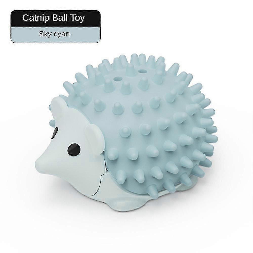 Cat Toy Hedgehog Tickling Catnip Ball Licking Fun Cat Self-pleasure Relief Toy