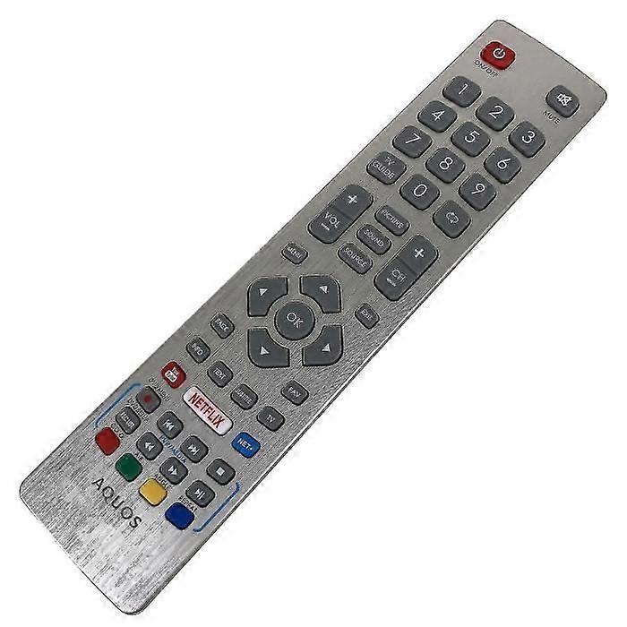 Remote control for Sharp Aquos HD Smart LED TV DH1901091551 with YouTube and Netflix dongle
