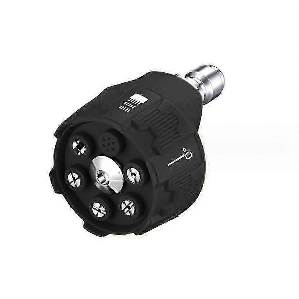 6-In-1 Power Wash Nozzle With Quick Coupling Connector