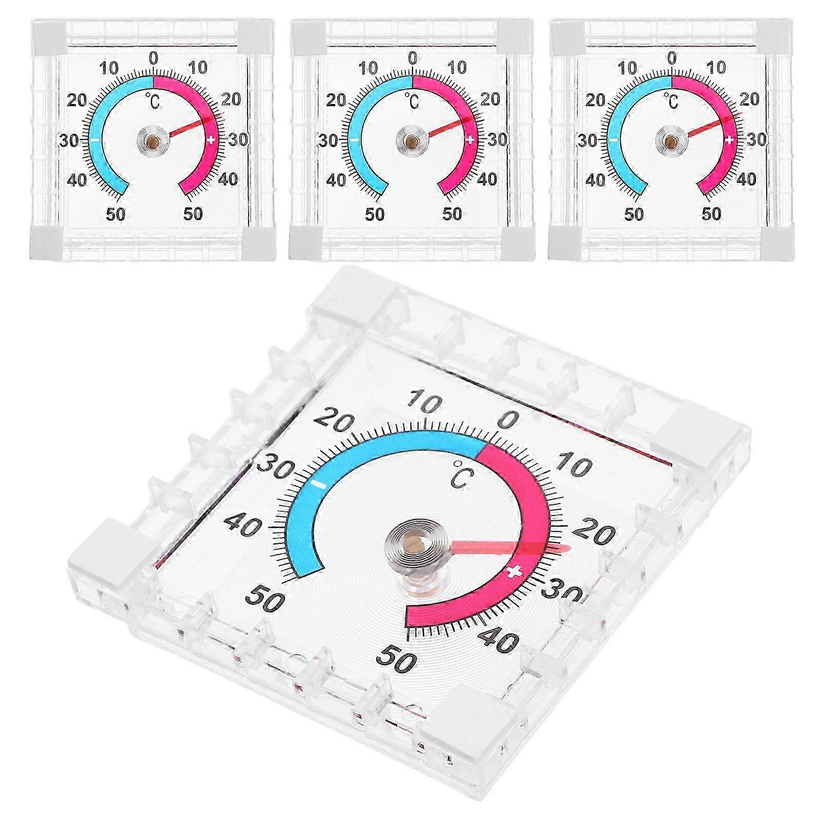 Thermometer for windows and doors with outdoor temperature monitoring