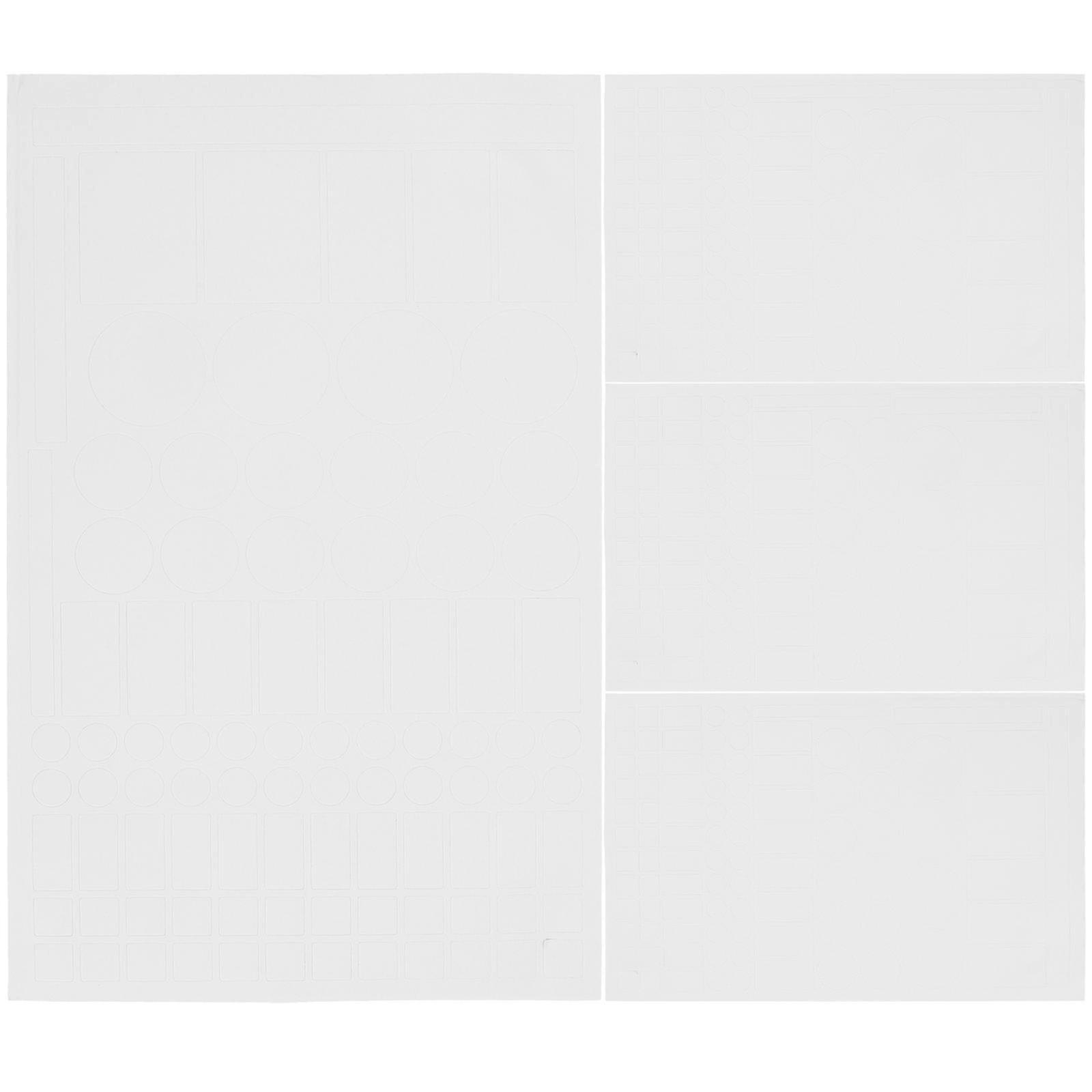 4 Sheets Led Light Blackout Stickers Light Shading Stickers Blackout Stickers For Light