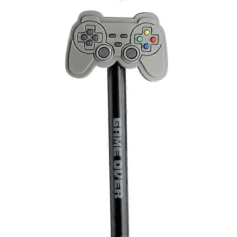 Blyant med PVC-topp - Game Over 1-pakning