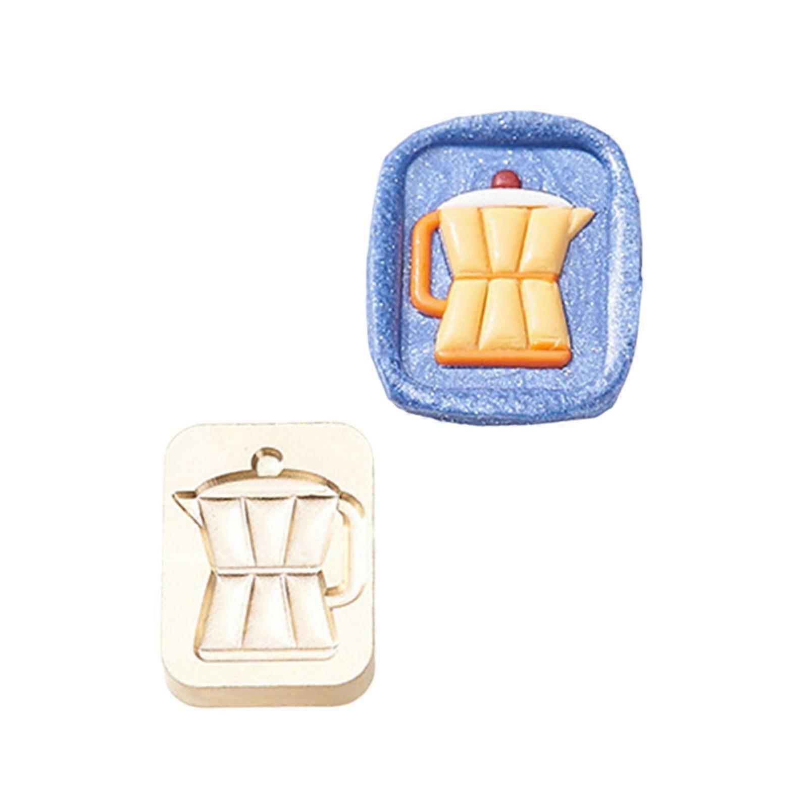 Drinks Theme Wax Stamp Head Replacement for Wedding Invitation, Valentines Card Decorations Multicolor