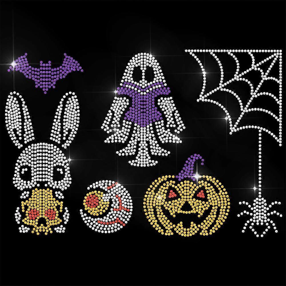 Rhinestone Iron on Transfer Elements Bling Diamond Hotfix Patches for Clothes 11.6"x8.2" Large Iron On Sequin Applique for Jeans Caps Bag T-Shirts Sho