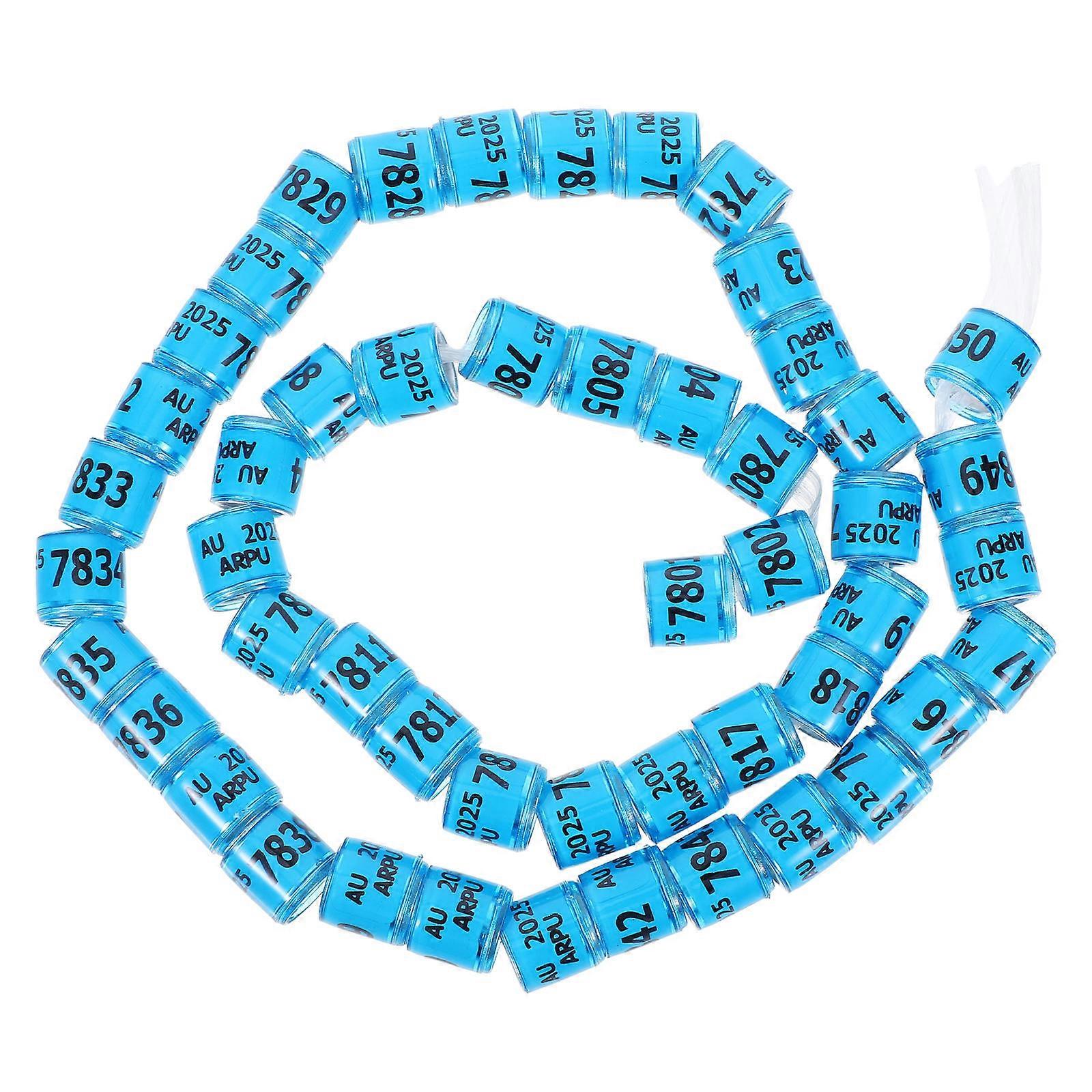 Pigeon Aluminum Ring for Identification with 50Pcs Precision Racing Bands