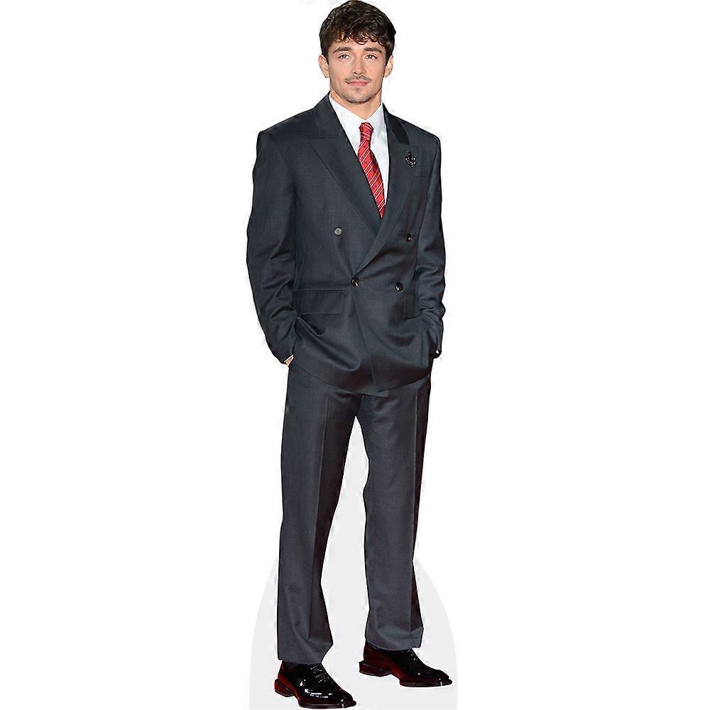 Charles Leclerc (Red Tie) Cardboard Cutout (lifesize OR mini size). Standee. Stand Up.