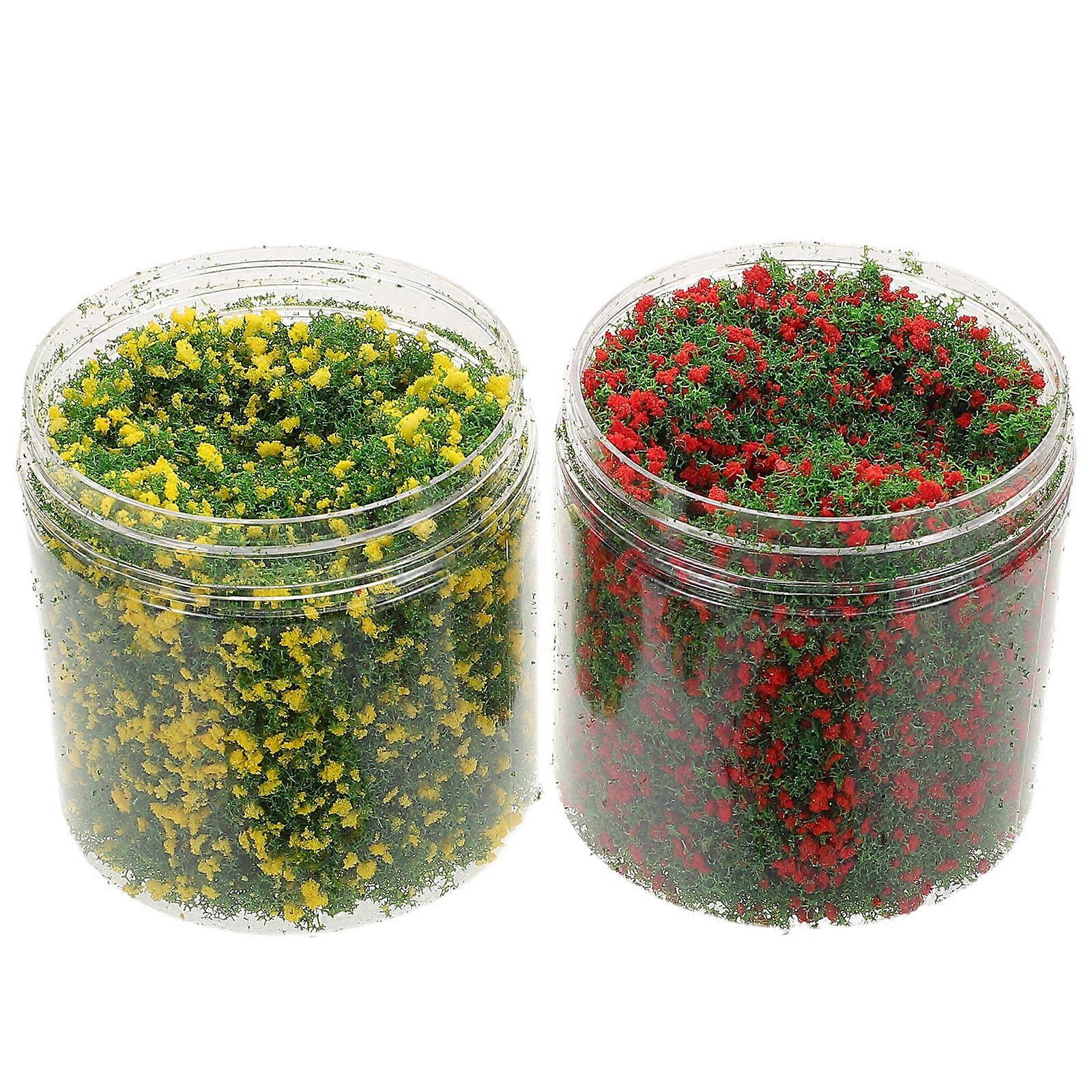 Sand Table Modeling Materials Craft Grass for Landscape Layout 2Pcs DIY Miniature