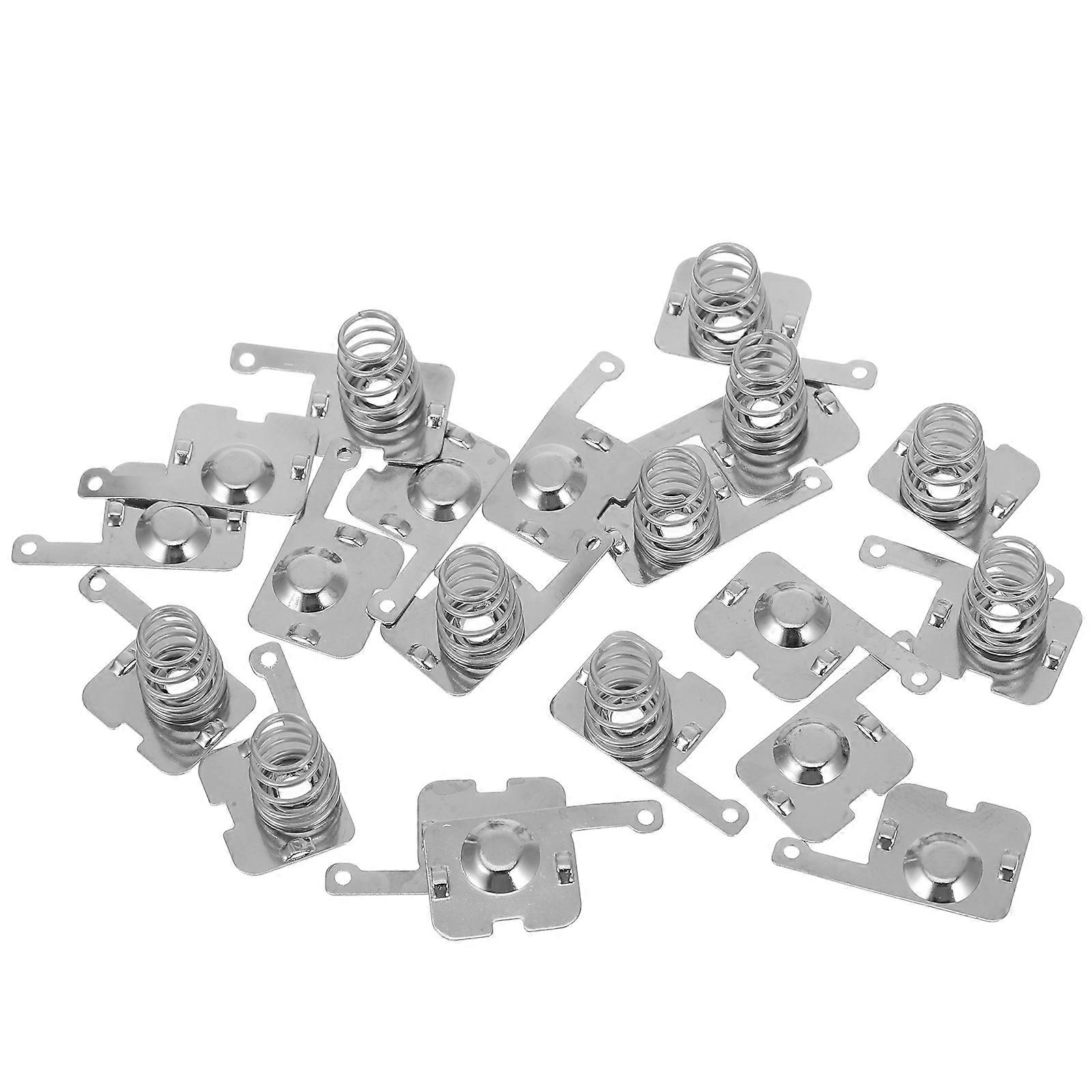 Battery Spring Contacts Positive Conversion Metal Box Spring for 10Pcs