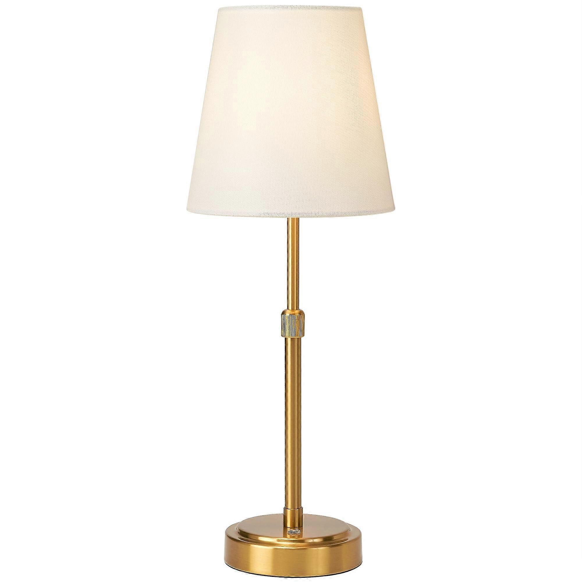 Cordless Table Lamp Rechargeable LED with Adjustable Height and Touch Dimming for Bedroom Living Room